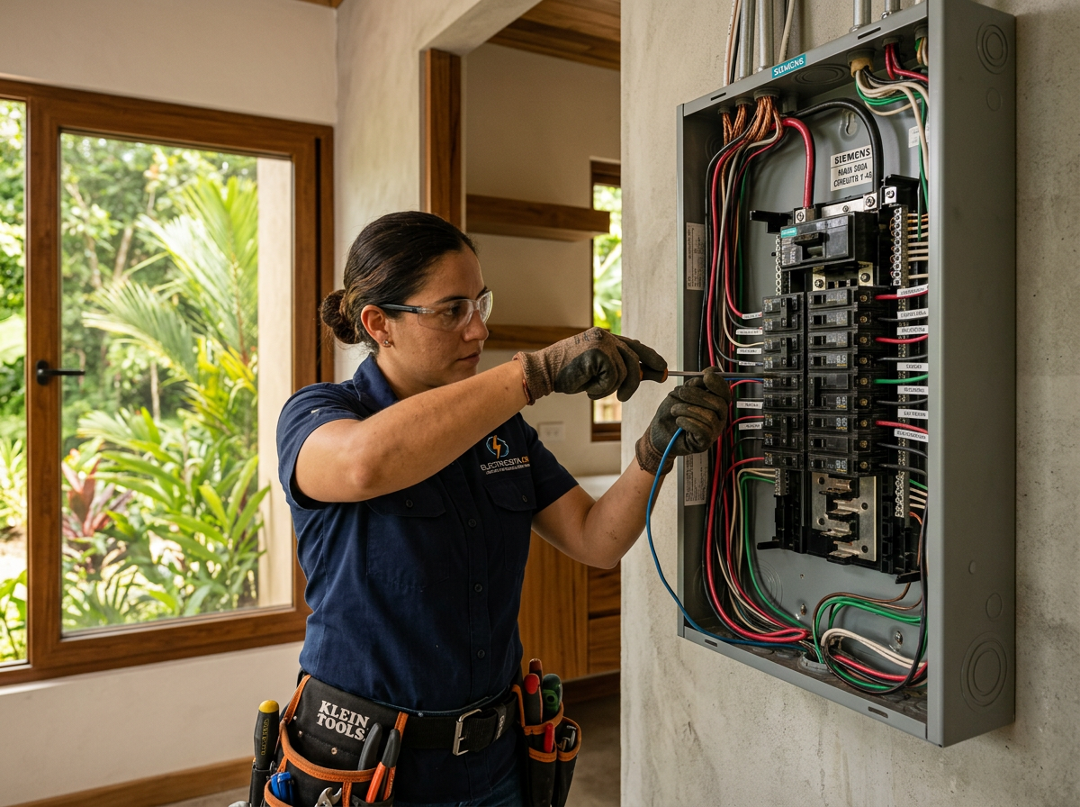 Instalación eléctrica residencial Costa Rica